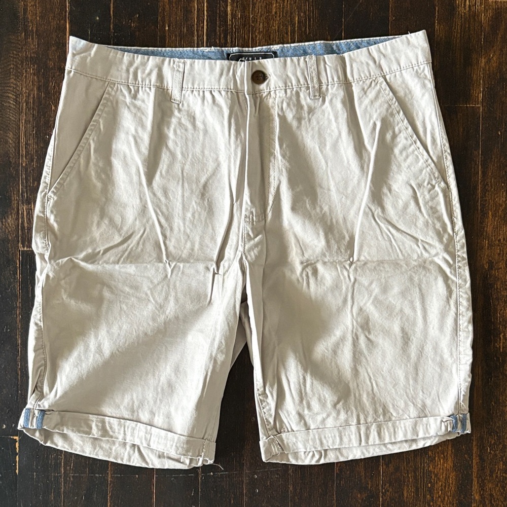21 Men Classic Flat Front Shorts